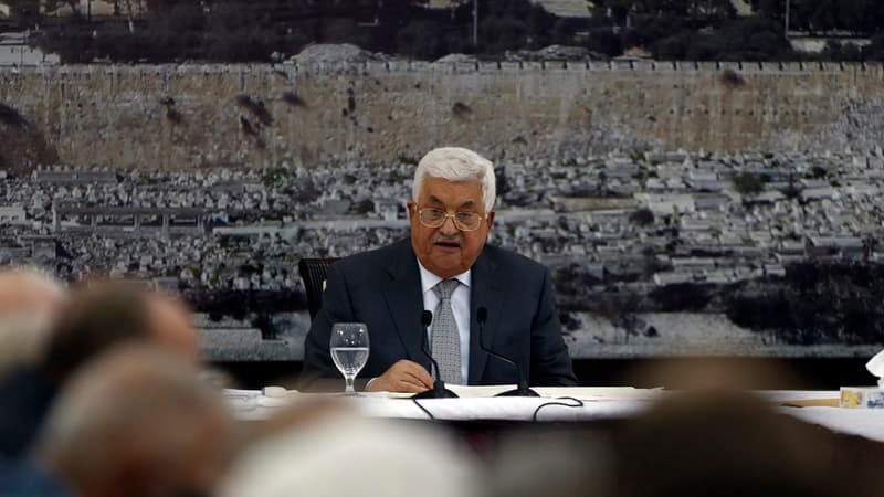 Mahmoud Abbas, président palestinien. 