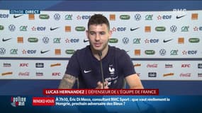 France-Hongrie: "Ça sera une autre bataille" prévient Lucas Hernandez en conférence de presse