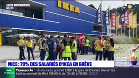 Nice: 70% des salariés d'Ikea en grève