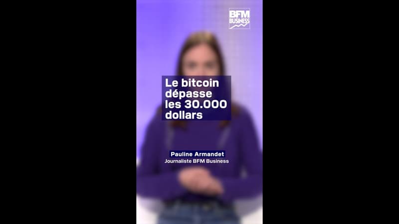 Le bitcoin dépasse les 30.000 dollars