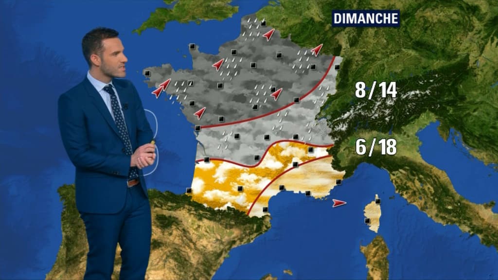Le temps pour le 3 mars