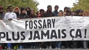 Marche en hommage à Fossary, tué à coups de couteau