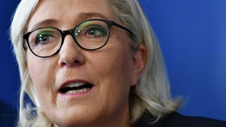 La présidente du Rassemblement national, Marine Le Pen.