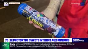 Paris: le protoxyde d'azote interdit aux mineurs