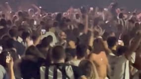 Scènes de liesse sur Copacabana après la victoire de Botafogo face au PSG (1-0) en Coupe du monde des clubs, le 19 juin 2025