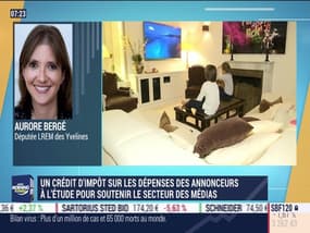 Aurore Bergé (LREM): Un crédit d'impôt sur les dépenses des annonceurs à l'étude pour soutenir le secteur des médias - 06/04