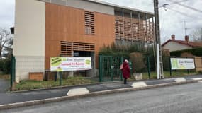 Les abords de l'école Montessori de Neuville-sur-Saône (Rhône), début 2025.