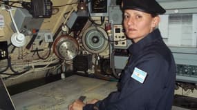 Eliana Krawczyk, première sous-marinière d'Argentine.