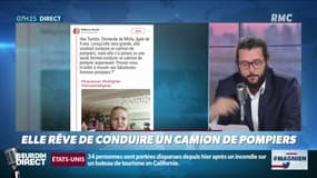 #Magnien, la chronique des réseaux sociaux : Elle rêve de conduire un camion de pompiers - 03/09