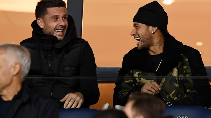 Thiago Motta et Neymar
