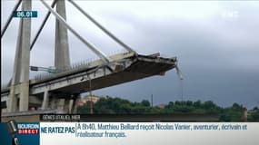 Viaduc écroulé à Gênes: "Je me suis envolé", raconte un survivant
