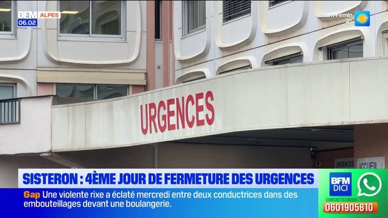 Sisteron: 4e jour de fermeture des urgences