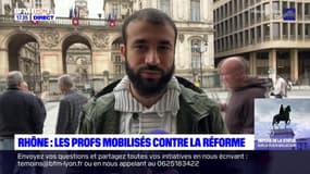 Lyon: les enseignants mobilisés contre la réforme du choc des savoirs
