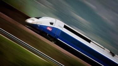 Image d'illustration d'un train à grande vitesse