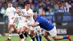 Alex Mitchell lors d'Italie-Angleterre, le 3 février 2024.