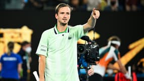 Daniil Medvedev lors de l'Open d'Australie 2022.