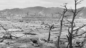 La ville d'Hiroshima dévastée après le bombardement atomique du 6 août 1945