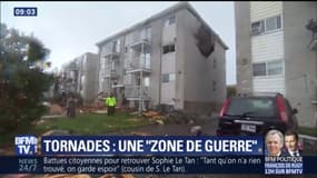 Scènes de "guerre" au Canada, frappé par une violente tornade