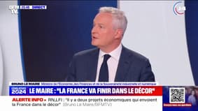 "1.000 milliards d'euros de dette": Bruno Le Maire dénonce "une escroquerie" et un "non-sens" car ce chiffre doit être rapporté à "la richesse créée"