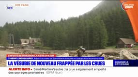 Intempéries: "une vingtaine de maisons encore coupées du monde" à Saint-Martin-Vésubie