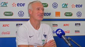 Didier Deschamps sur BFMTV, à Clairefontaine le 4 juin 2021