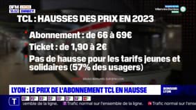 Lyon : le prix des abonnements TCL va augmenter en 2023