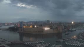 La ville Marseille a été touchée à plusieurs reprises par des violents orages. 