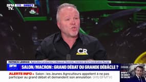 Patrick Legras (Coordination rurale): "Je pense que le président ne rentrera pas dans le Salon [de l'Agriculture]"