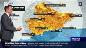 Météo Nice-Côte d'Azur du 8 novembre: du soleil dans la matinée et quelques averses en journée, jusqu'à 18°C à Nice 