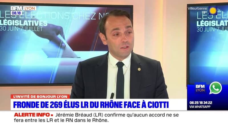 Regarder la vidéo Législatives: Jérémie Bréaud juge inadmissible l'accord LR-RN