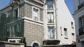 Vue de la maison de Dalida, à Montmartre