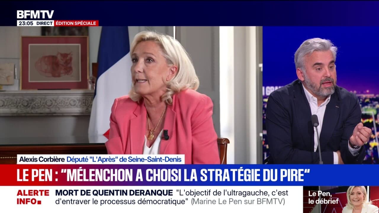 "Jean-Luc Mélenchon veut bipolariser la scène politique(...) et ça ne marchera pas à l'élection présidentielle", assure Alexis Corbière, député "L'Après" de Seine-Saint-Denis Kép