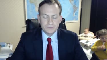 Robert Kelly durant l'interview