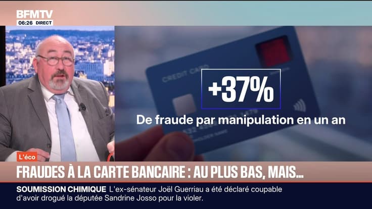 BFM éco : Fraudes à la carte bancaire, au plus bas, mais... - 28/01