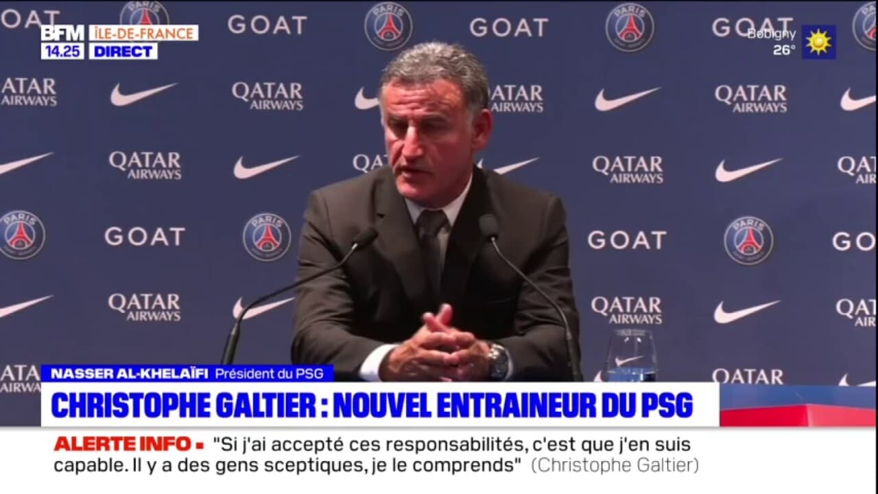 "Toujours nommer un numéro 1": Christophe Galtier sur la gestion des gardiens au PSG