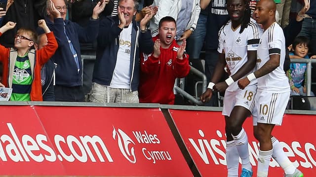 Bafé Gomis et André Ayew, encore buteurs avec Swansea