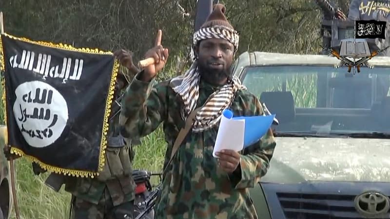 Photo d'Abubakar Shekau, leader de Boko Haram, un temps donné pour mort. Le 2 octobre 2014.