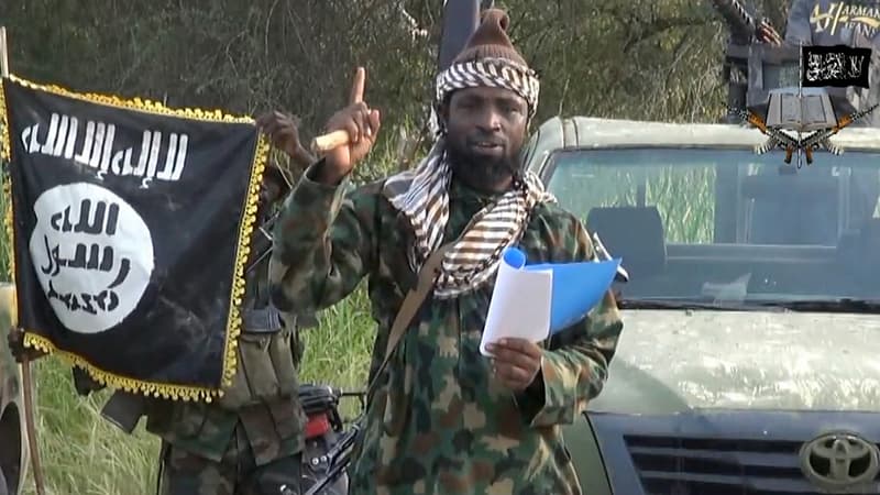 Photo d'Abubakar Shekau, leader de Boko Haram, un temps donné pour mort. Le 2 octobre 2014.