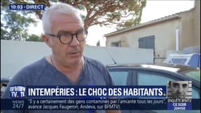 Intempéries: cet habitant de Sainte-Maxime témoigne "d'une véritable vague" qui a déferlé sur sa maison