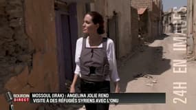 Angelina Jolie a rendu visite à des réfugiés syriens en Irak