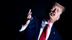 Le président américain Donald Trump s'exprime lors d'un meeting de campagne à Minden, dans le Nevada, le 12 septembre 2020