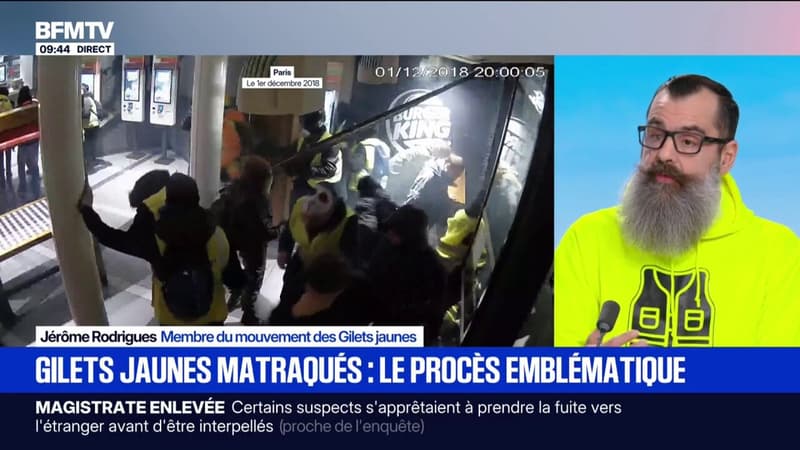 Gilets jaunes matraqués en 2018: Jérôme Rodrigues, membre du mouvement des gilets jaunes, dénonce "la longueur de la justice"