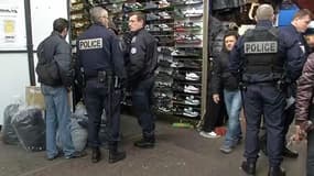 Les puces de Clignancourt étaient sous haute surveillance dimanche après le drame.