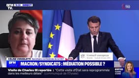 Macron bientôt à dispo de l'intersyndicale - 24/03