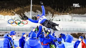 JO 2022 (Biathlon) : Le sacre de Fillon Maillet sur l'individuel vu par ses coaches et coéquipiers