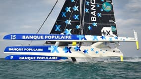 Armel Le Cléac'h sur Banque Populaire IX