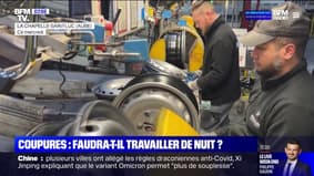 Di pabrik di Troyes ini, karyawan bekerja pada malam hari untuk menghemat energi
