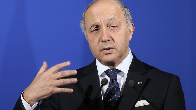 Laurent Fabius le 21 janvier au quai d'Orsay, à Paris.