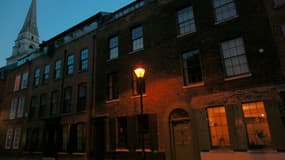 Une rue du quartier où Jack l'Éventreur a tué la plupart de ses victimes, à Londres.