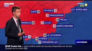 Météo Var: une journée de mardi particulièrement chaude, 31°C à Draguignan